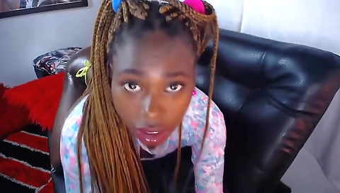 Hot chick fucks with a boyfriend's ass