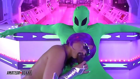 Sexy honey is fucked in her pussy