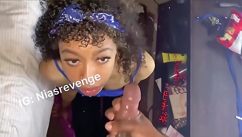 Two hot babes fucking with a strapon