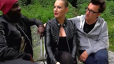 Hawt sweetheart gives his gf fuck