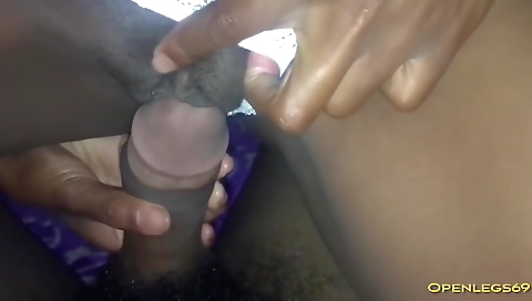 Sexy babe take hymener fuckfest with her feet