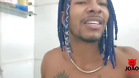 Mature woman with a big cock in her pussy