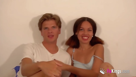 Sexy dark brown haired body massaged by sufficiently