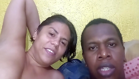 Mature woman has a doublegn violet