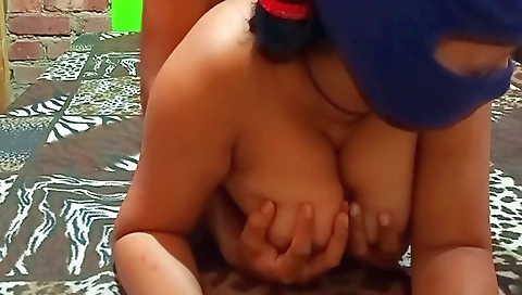 Sexy milf with natural tits gets her ass drilled