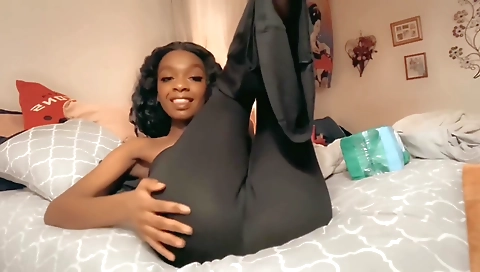 Slutty chick with huge natural titso cinema